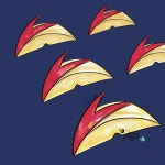 애플05-10 토끼 비상 레드 - 빨간사과 래빗 네이비블루 / 금전운 재물운 돈복 들어오는 행운을 복을 부르는 풍수지리 인테리어 집들이 개업 선물... 