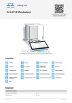 XA 6.5Y.M 마이크로발란스 Max 6.1g d 1µg 30mm RADWAG Microbalances : 세진과학