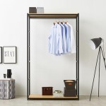 긴옷 롱코트 아우터 수납 철제 스틸프레임 1200 시스템행거 다용도옷걸이 : 홈앤퍼니
