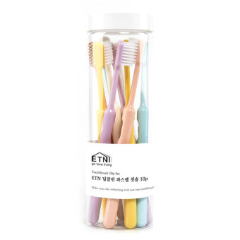어금니 칫솔 치과 미세모 치솔 부드러운 작은헤드 작은 파스텔 10개입 세트 : 윤리맘 마켓