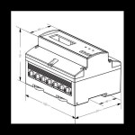 Tuya-스마트 지그비 3 상 측정기, KWh 에너지 모니터, 전력계 지원, Modbus RTU 3x190, 230 V 또는, vac, 50, 60Hz : 에이오케이몰
