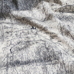 [한국전통문양원단] K마스터피스시리즈 8번째 수선전도(그레이) : 해피 퀼트