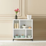 2단 주방 거실 전선홀 오픈형 식기 그릇 밥솥 렌지 수납장 감성인테리어 : 홈앤퍼니