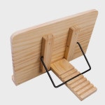 각도조절 소나무 원목 독서대 대형 독서실 책받침대 : 비앤비블