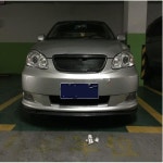 Toyota Corolla 2004 05 0 07 08 09 DA068 용 카본 파이버매트 블랙 레이싱 그릴 로고 없음 : 새라Mall
