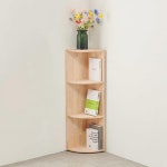 고무나무 원목 3단 모서리 코너장 소품 디피 선반 책장 책정리함 북카페 : 홈앤퍼니