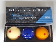 벨기에 아라미스 프로컵 챔피언 3구공/ 당구공 당구장 당구용품재료 : 태양당구재료