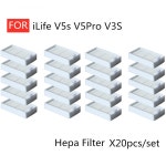 ILife Hepa 필터 V5 V5s V3 V3S V5S V50 프로 V55 X5 로봇 진공 청소기 액세서리 예비 부품 교체 : 에스엠닷