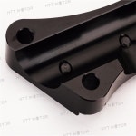 핸들 바 1 개 1.25 탑 클램프 2015 이상 할리 데이비슨 투어링 크롬 애프터 마켓 오토바이 부품, : 온온월드