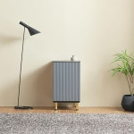 골드 금장다리 400 미니 도어형 템바보드 수납장 콘솔 디자인서랍장 소품장 : 홈앤퍼니