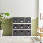 9칸 3단 3x3 낮은 아이방 공부방 책장 진열 수납 선반 홈인테리어 만능선반 : 홈앤퍼니