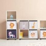 2단 4칸 2x2 화이트 이동식 오픈형 진열장 수납 선반 책장 책꽂이 아동책장 : 홈앤퍼니