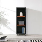 바퀴달린 이동식 3단 투톤 진열 디피 선반 수납 책장 인테리어 거실꾸미기 : 홈앤퍼니