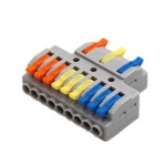 10PCS 와이어 커넥터 222 SPL-62 SPL-42 미니 범용 배선 전기 케이블 LED 램프 푸시 터미널 블록 : 그린파트너스