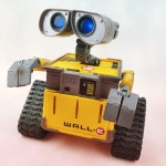 단일재고 씽크웨이토이즈 디즈니 픽사 WALL-E 인터액션 월E 말하는 액션 피규어 : 올드아이