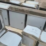 배전함 분전함 전기 배전판 배전반 분전반 단자함 전기박스 아웃도어 스테인레스 배전 전원함 가정용 양문컨트롤박스 실외방우함 : 투데이... 