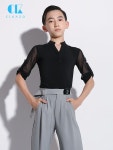 カルカルス 라틴 댄스 의상 남성 여름 톱 연습 정장 소년 2021 년 신작 트레이닝 드레스 G5063 : 아호구대