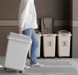 솔보휴지통 분리수거함 실외용 휴게소 재활용품 대용량 30L 쓰레기통 : ALPHONSUS