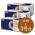 에이원 약과 도넛 도너츠 사무실 탕비실 간식  60g 12봉 x 3박스 : 금빛마트