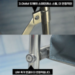 스텐 청소 모텔 빨래통 바구니 접이식 대형 카트 세탁물 : 미스타 리