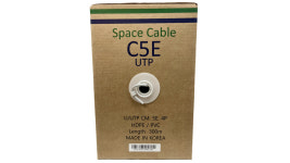 스페이스케이블 UTP CAT5e 4p 회색 CM 300M 랜케이블 : 스페이스상사