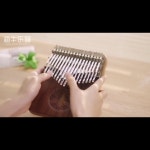 칼림바 어쿠스틱 마호가니 노유 엄지 거문고 34음 이중 24음 반음판식 곡보 호두나무 생명나무 : 원데이 안전직구라이프