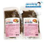 국내산 붉은대게장 가니미소 400g 대게딱지장 홍게장 : 바다처럼