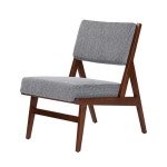 애쉬원목 패브릭 등받이 쿠션 편안한 카페 체어 의자 1인쇼파 학생용 간이 : 홈앤퍼니