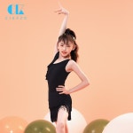 カルス 라틴 의상 여자 아이 여름 드레스 세트 어린이 신작 술 댄스 연습 복장 G3621 : 아호구대