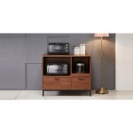 스틸 철제프레임 광파오븐 밥솥선반 렌지대 주방 수납장 홈꾸미기 틈새장 : 홈앤퍼니