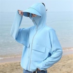 여성 여름 아이스 자외선차단 바람막이점퍼 : orangeO
