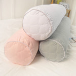 누리홈 소프트 세미마이크로워싱 누빔 라텍스 바디필로우 커버 100x20 죽부인커버 원형쿠션 : 누리홈