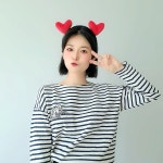 A0086 쿠션 하트머리띠 단체머리띠 체육대회 행사 어버이 스승의날 교회 놀이동산 네컷 : 아이엠파티