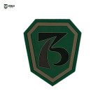 [군지] 실리콘 73사 마크 벨크로 패치 찍찍이 군용 군인약장 패치 와펜 부대마크 : 군지