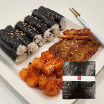 [정담김] 당해년 국내산 100% 김밥용김 재래 생김 마른김 250g 100매 10봉 : 에스시디디주식회사