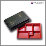 [돌산멜라민] 칠기 멜라민 도시락 3호 (DS-103) : TS주방마트