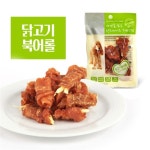 강아지 소형견 닭고기 닭가슴살 연어 북어롤 슬라이스 오리고기 개껌 껌롤 수제 간식 40g : 웰컴 투 마켓