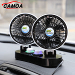 카모아 에코 트윈 카팬 12V 24V 자동차 차량용 화물차 시거잭 선풍기 : 카모아 CAMOA