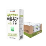 파스퇴르 무항생제 바른목장 멸균우유 190ml 24 48팩 : 포데로사