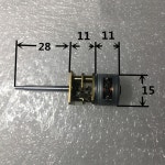 DC 5V 2 상 4 선 15mm 정밀 풀 메탈 기어 박스 스테퍼 스테핑 모터 28mm 긴 샤프트 130 기어비 18 도 : 쇼팡왕스토어