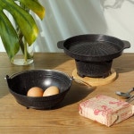 1인 미니 화로 구우리 불판 고기팬 냄비 세트 : 썸커머스