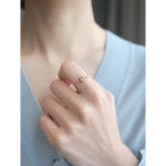 만자옴자불교 절반지 옴반지 14/18k : 콤마운트