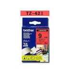 brother 브라더 라벨테이프 TZ-421/ 적색바탕 검정글씨/ 9mm 컬러선택 : officeworld