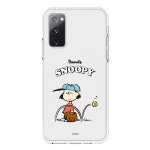 스누피 갤럭시S20 케이스 캐릭터 투명젤리 야구 루시프론트 : SEEM camper