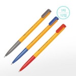 자바펜 유성펜 이오피스 1.0mm 12개입 흑색 : 주식회사 서정코리아