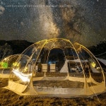 글램핑 투명돔 텐트 유르트 버블 대형 텐트 캠핑장 문라이트 그레이 4.0x3.7 : 전자공구