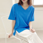 라라 v 반팔 티셔츠 : 주식회사 미로