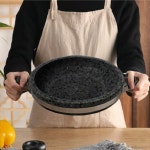 장수곱돌 전골냄비 220x60 가정용 업소용 국산 전골 찌개 즉석 떡볶이 감자탕 닭볶음탕 : 금산돌그릇