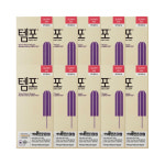 동아제약 템포 1등급 순면 흡수체 슈퍼 8개입 10개 체내형 : THE프리미엄