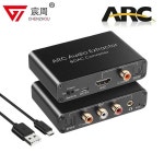 아크 오디오 추출기, HDMI 리턴 채널, DAC 변환기, 디지털 광학 SPDIF, 동축 및 아날로그, 3.5mm L/R 스테레오 ARC Audio Extractor... 